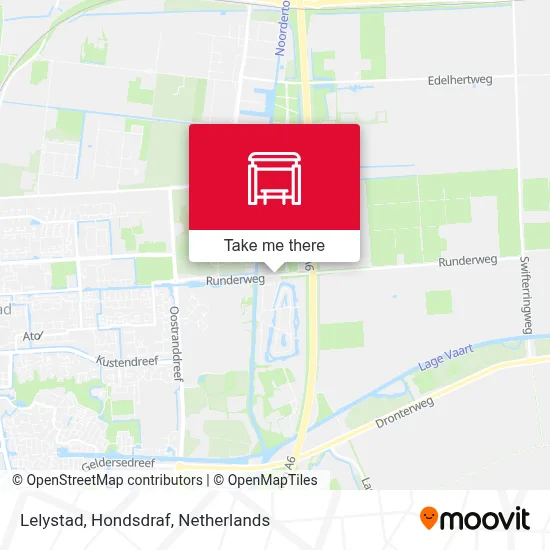Lelystad, Hondsdraf map