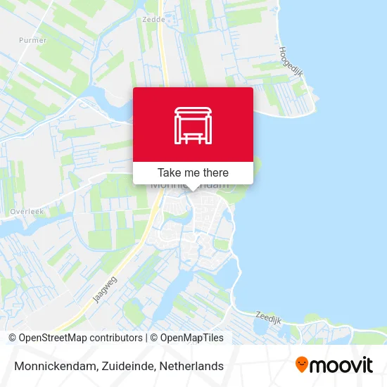 Monnickendam, Zuideinde map
