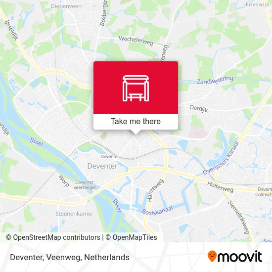 Deventer, Veenweg map