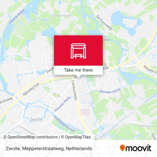 Zwolle, Meppelerstraatweg map