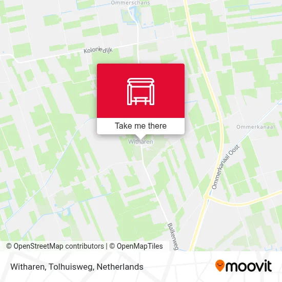 Witharen, Tolhuisweg map
