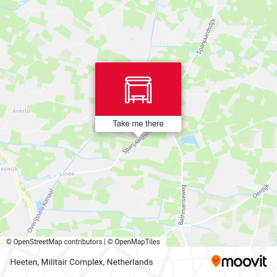 Heeten, Militair Complex Karte