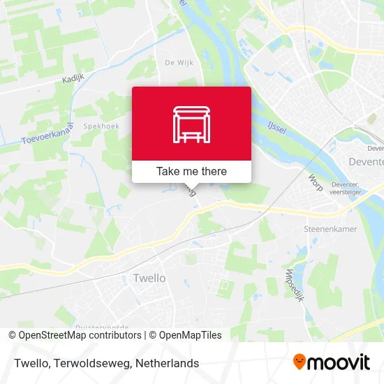 Twello, Terwoldseweg map