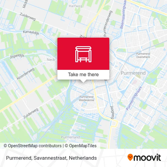 Purmerend, Savannestraat map