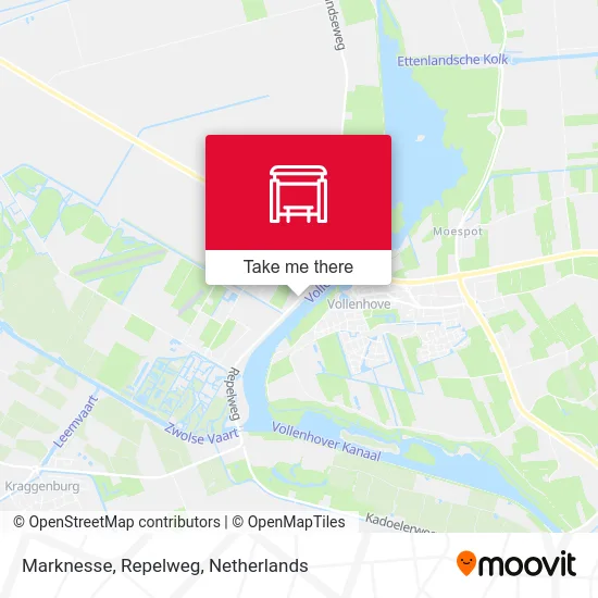 Marknesse, Repelweg map