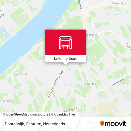 Doornspijk, Centrum map