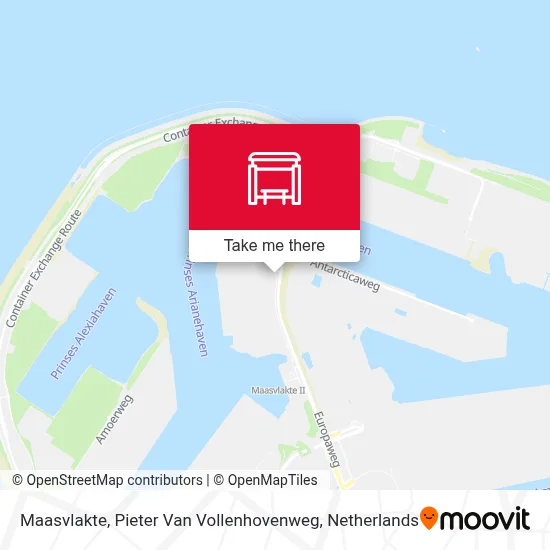 Maasvlakte, Pieter Van Vollenhovenweg map
