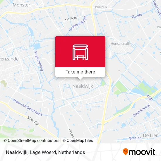 Naaldwijk, Lage Woerd map