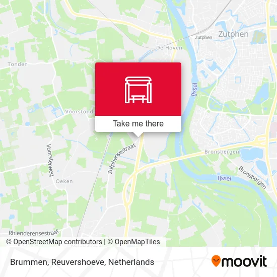 Brummen, Reuvershoeve map