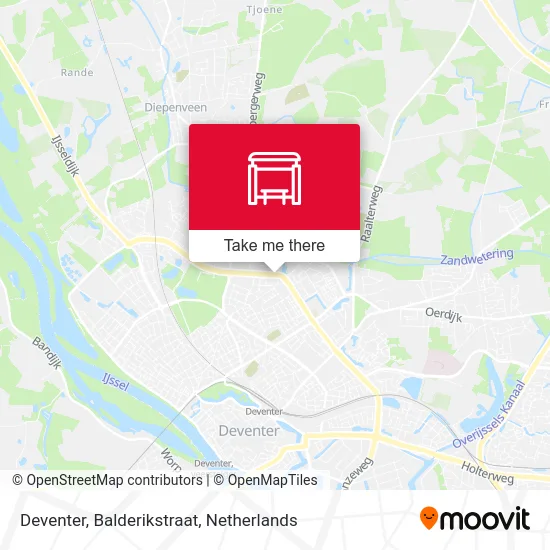 Deventer, Balderikstraat map