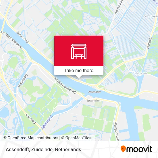 Assendelft, Zuideinde map