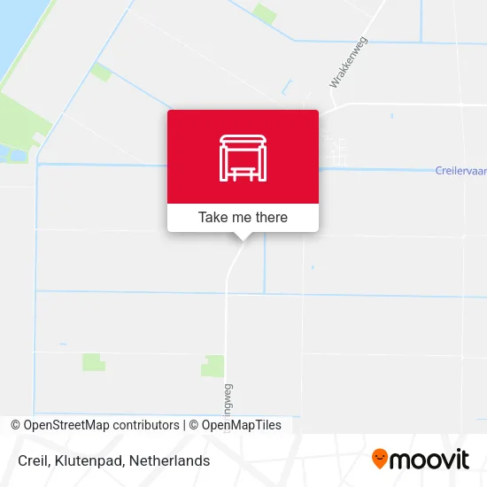 Creil, Klutenpad map