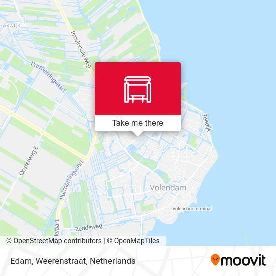 Edam, Weerenstraat map