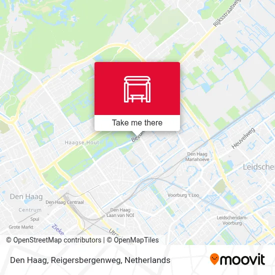 Den Haag, Reigersbergenweg map