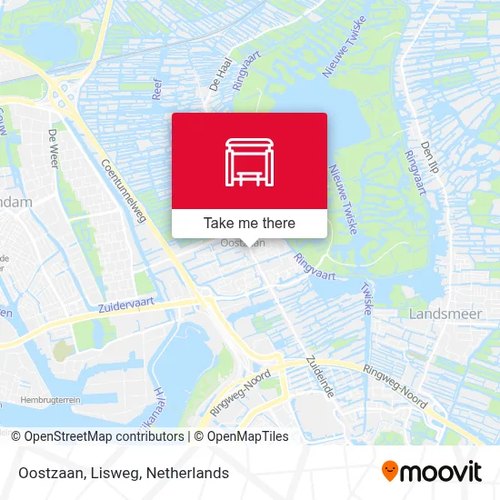 Oostzaan, Lisweg map