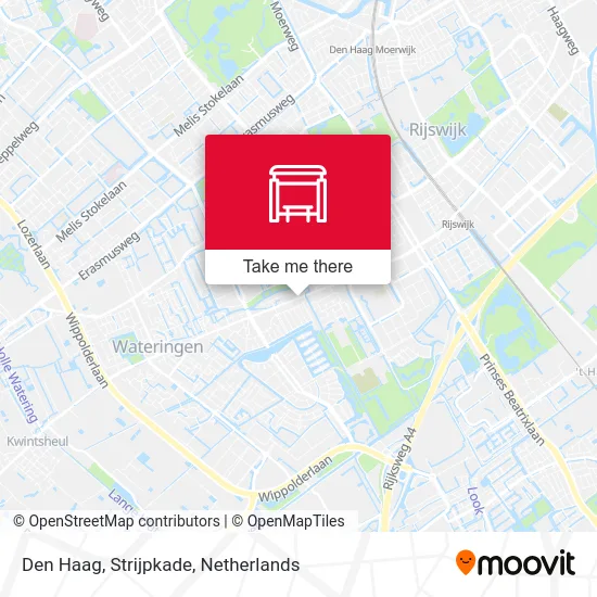 Den Haag, Strijpkade Karte