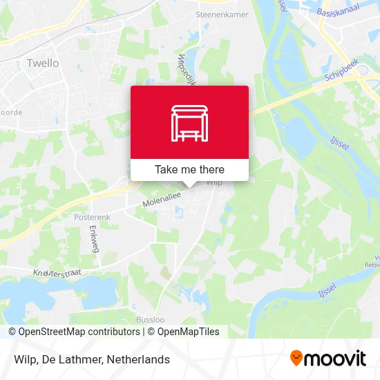 Wilp, De Lathmer map