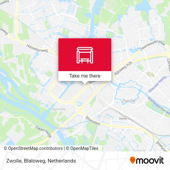 Zwolle, Blaloweg map