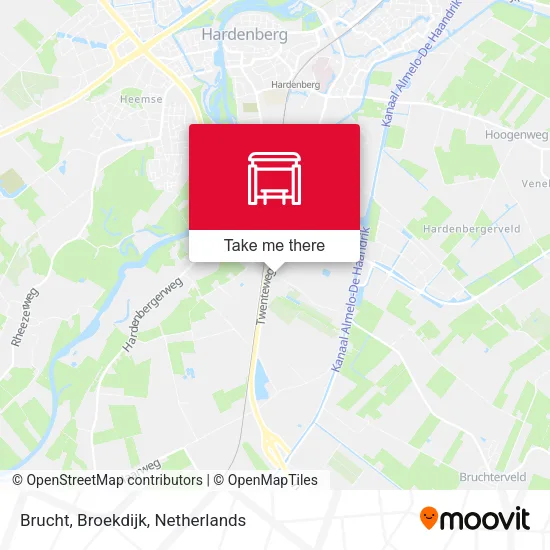 Brucht, Broekdijk map