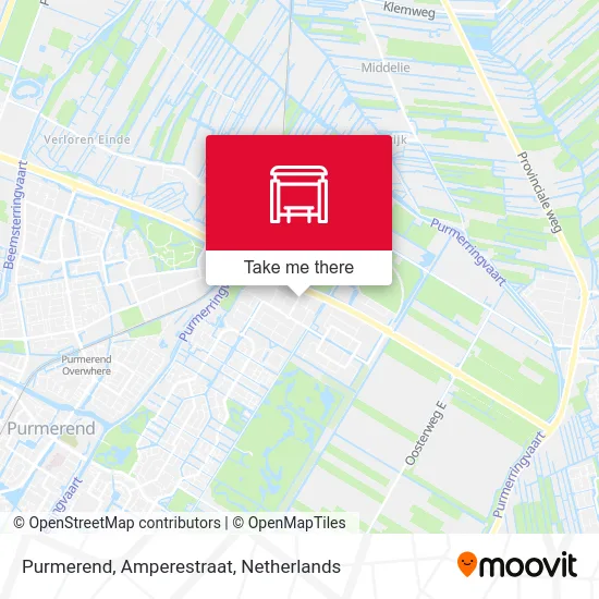 Purmerend, Amperestraat map