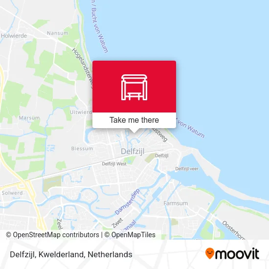 Delfzijl, Kwelderland map