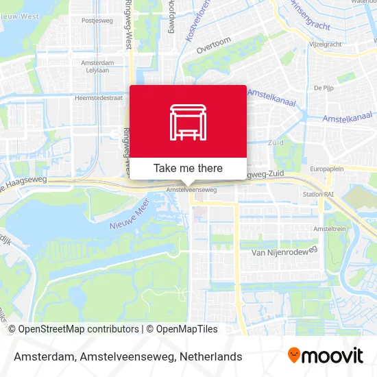 Amsterdam, Amstelveenseweg map