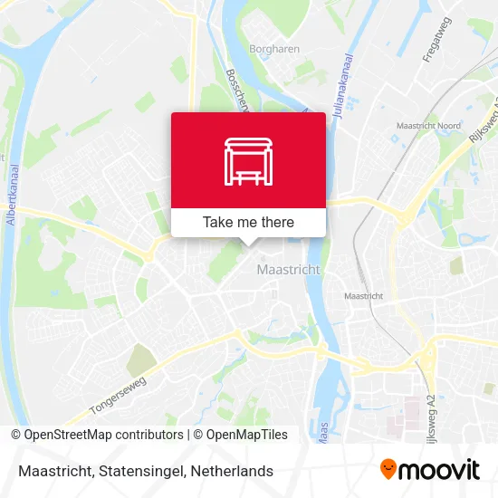 Maastricht, Statensingel map