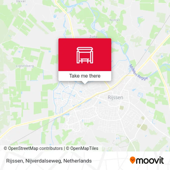 Rijssen, Nijverdalseweg map