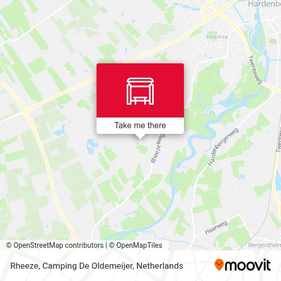 Rheeze, Camping De Oldemeijer map