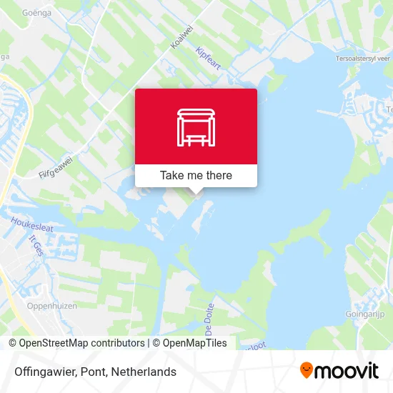 Offingawier, Pont map
