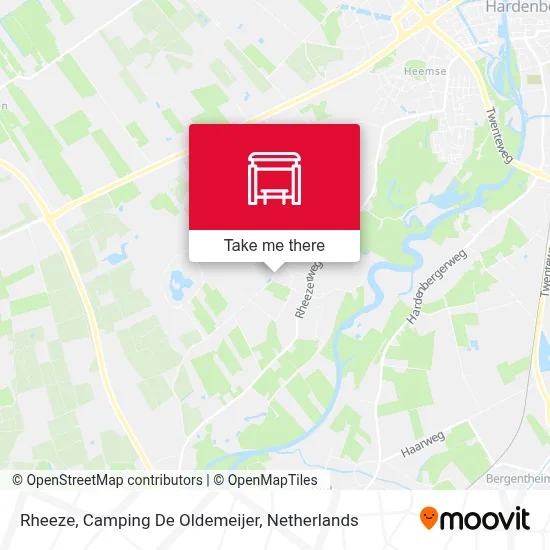 Rheeze, Camping De Oldemeijer Karte