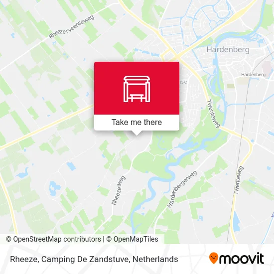 Rheeze, Camping De Zandstuve map