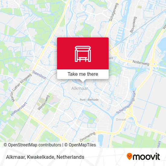 Alkmaar, Kwakelkade map