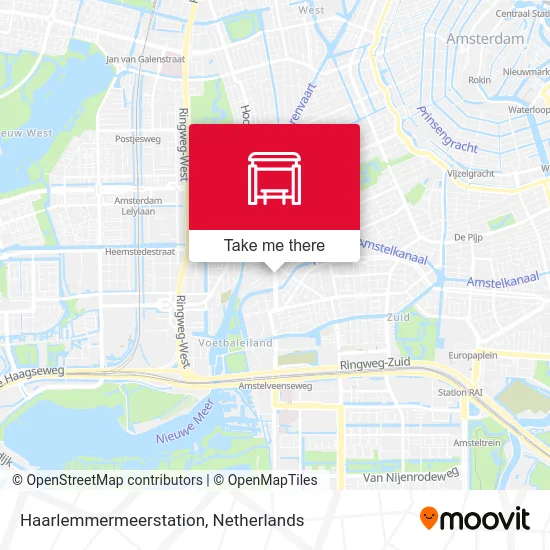Haarlemmermeerstation map
