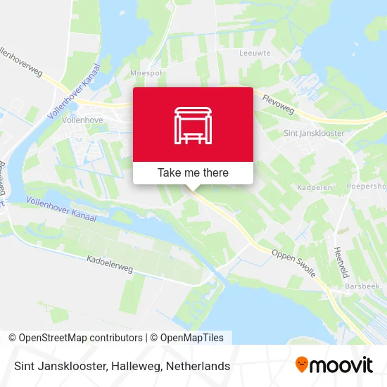 Sint Jansklooster, Halleweg map