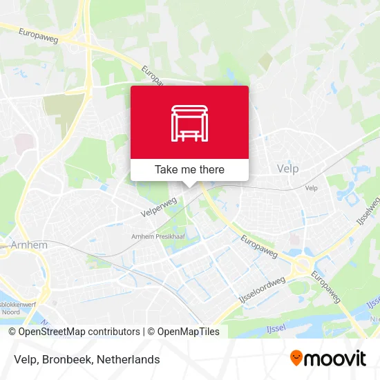 Velp, Bronbeek map