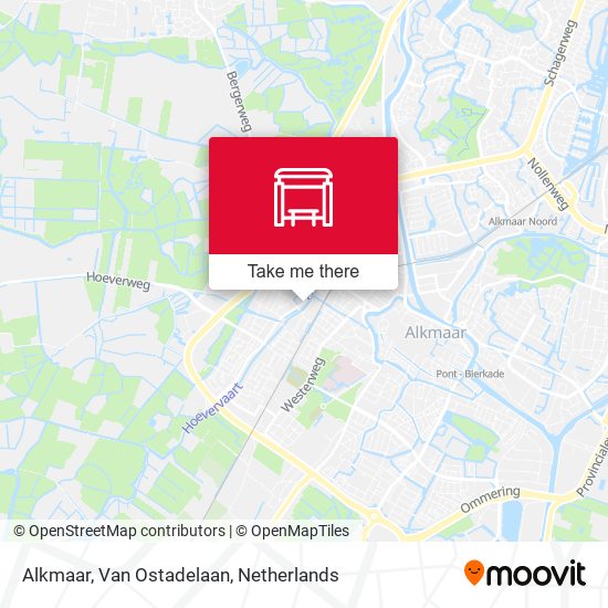 Alkmaar, Van Ostadelaan map