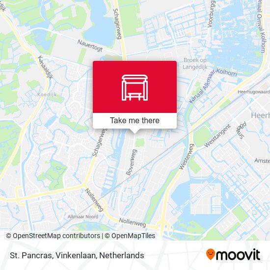 St. Pancras, Vinkenlaan map