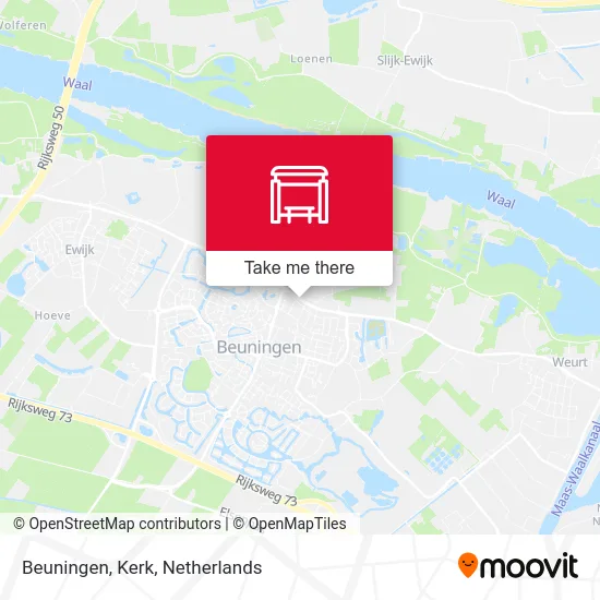Beuningen, Kerk Karte