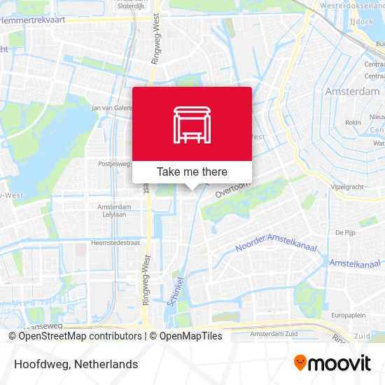 Hoofdweg Karte
