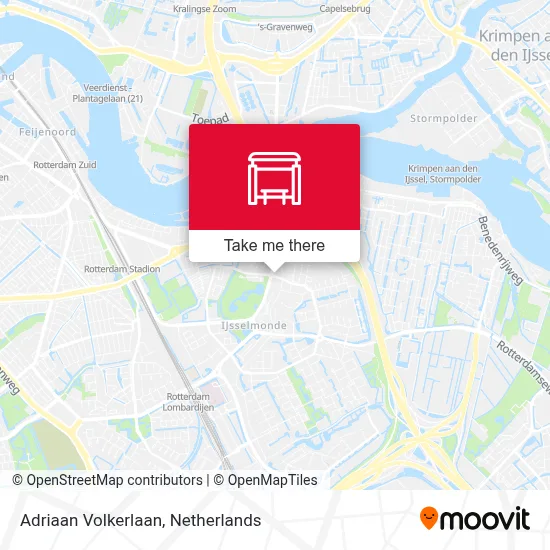 Adriaan Volkerlaan map