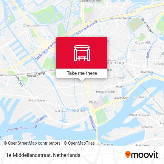 1e Middellandstraat map