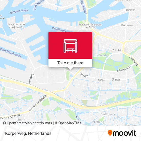 Korperweg map