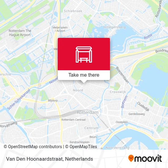 Van Den Hoonaardstraat map