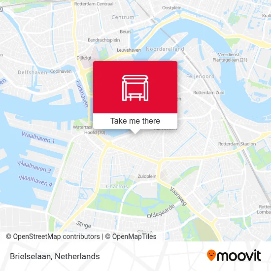 Brielselaan map
