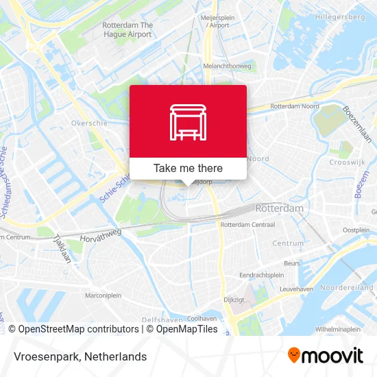 Vroesenpark map