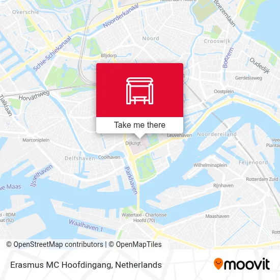 Erasmus MC Hoofdingang map