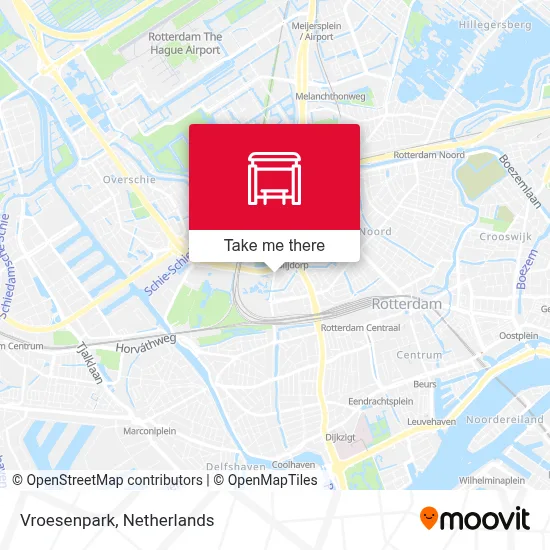 Vroesenpark map