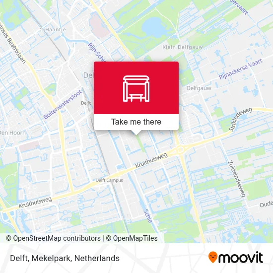 Delft, Mekelpark Karte