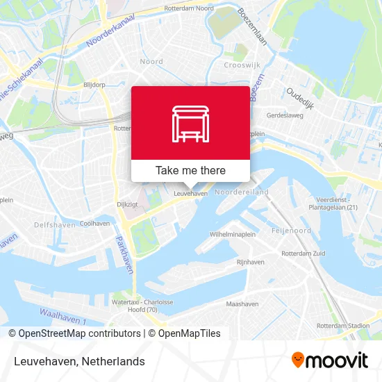 Leuvehaven map